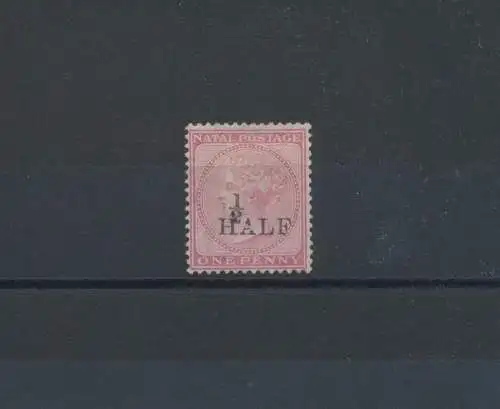 1877 WEIHNACHTEN, SG. 85 - 1/2 d. auf 1 d. rosa, MH*