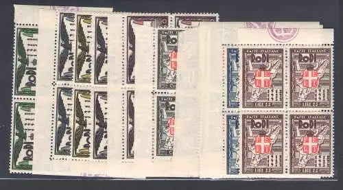 1932 Ägäis, 20 Jahre Besatzung und Jahrzehnt der faschistischen Revolution, Nr. 65/74, komplette Serie - 10 Werte - postfrisch**