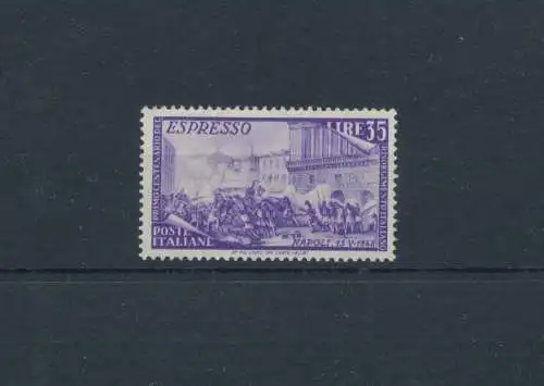 1948 Italien - Republik, Hundertjahrfeier des Risorgimento, Espresso Nr. 32, sehr gut zentriert - postfrisch **