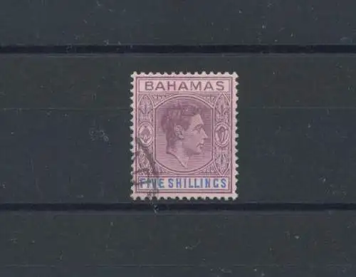 1938 BAHAMAS, SG 156 - Bildnis Georg VI., gebraucht