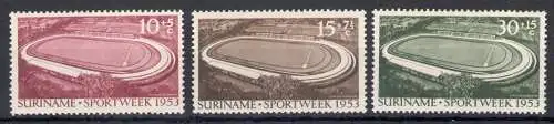 1953 Suriname - Sportwoche - Yvert Nr. 294/96 - postfrisch**