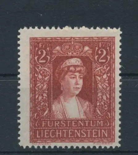 1935 Liechtenstein, Nr. 129, Bildnis Prinzessin Elsa 1 Val, NMH**