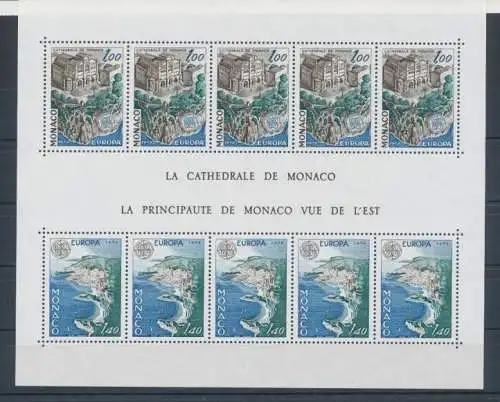 1978 EUROPA CEPT Foglietto Monaco MNH **