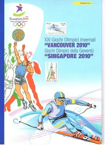 2010 Italien - Republik, Folder - Vancouver Singapur 2010 Nr. 217 MNH **