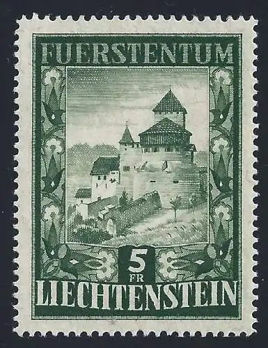 1952 Liechtenstein, Nr. 272 - Schloss Vaduz - postfrisch **