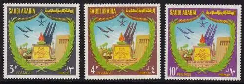 1974 SAUDI-ARABIEN, SG 1087/1089 Serie von 3 MNH/**