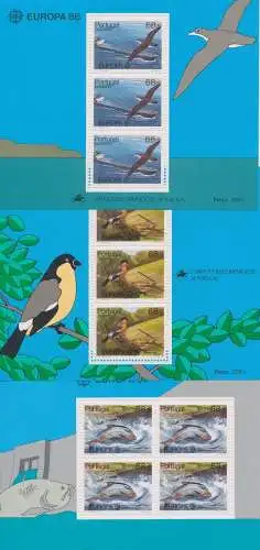 1986 EUROPA CEPT Blatt Azoren Holz Portugal, Natur und Umwelt - postfrisch **