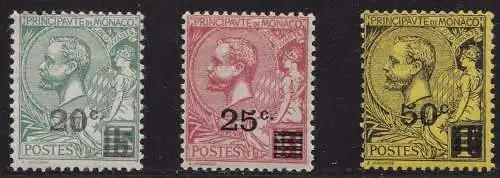 1922 MONACO, Nr. 51/53 MLH/*