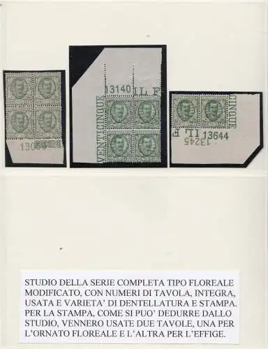 1926 Königreich Italien - Nr. 200/203 Serie mit 4 Werten MNH/** SELTEN ZUSAMMEN