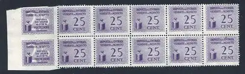 1940 Italien - Königreich, I.G.E. - IEC Katalog Nr. M 44, 25 Cent Viola - postfrisch**