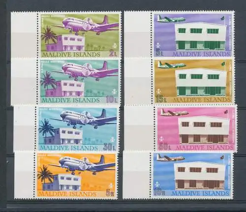 1967 Malediven, SG Nr. 225/32 - 8 Werte - postfrisch **