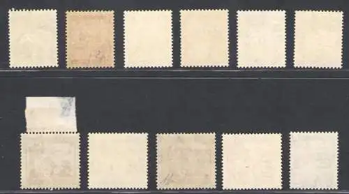 1927/45 Palästina, Stanley Gibbons Nr. 90/103 Serie Unvollständig - postfrisch**