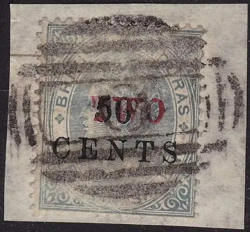 1888 BRITISH HONDURAS, SG 35 AUF FRAGMENT