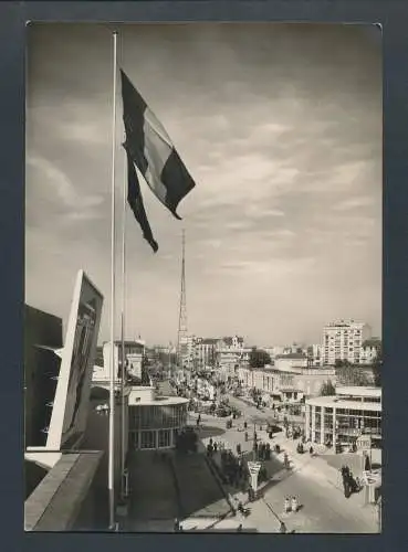 1949 REPUBLIK - 27. Messe Mailand, Nr. 598, Schöne Postkarte, erster Tag der Veranstaltung, gebraucht