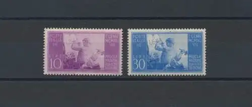 1948 Italien - Republik, Proklamation der Verfassung, 2 Werte, Nr. 578/79, postfrisch**