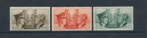 1941 Italien - Königreich, Deutsch-Italienische Waffenbruderschaft, Nr. 457A/457C, nicht ausgegeben - Farben geändert - postfrisch **