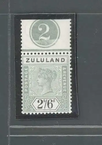 1894-96 Zululand - Südafrika - Stanley Gibbons Nr. 26 - Tafelnummer - MNH **