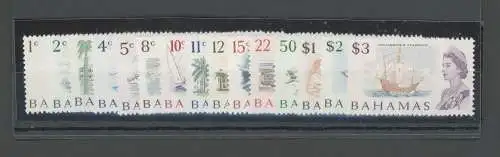 1967 BAHAMAS, SG Nr. 295/309 Satz 15 MH*