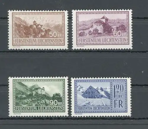 1934 Liechtenstein, n. 118/121 - Serie mit 4 Werten - postfrisch**