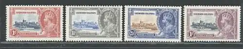 1935 Leeward Islands - Stanley Gibbons Nr. 88-91 - 4 Werte - Silver Jubilee - MH*