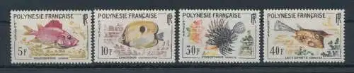 1962 Französisch-Polynesien - Fische - Nr. 18/21 - 4 Werte - postfrisch **