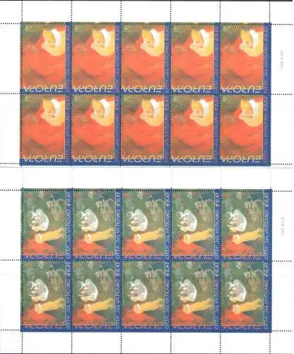 2002 EUROPA CEPT, Vatikan Nr. 2 Minifogli - MNH **