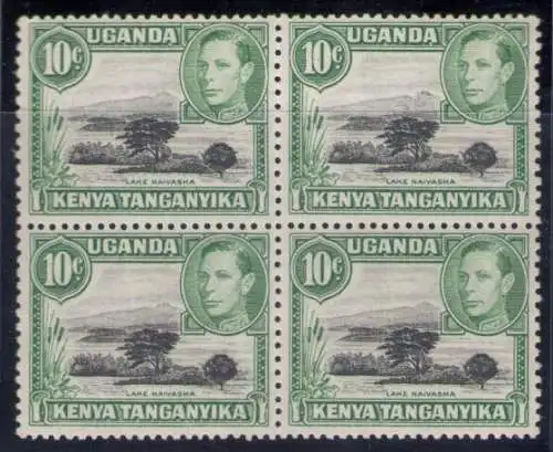 1938-54 Kenia Uganda Tanganjika - S.G. n. 135a - Mountain Retouch, postfrisch**