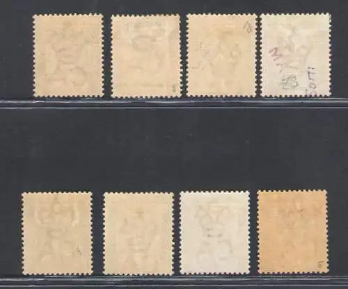 1890 Leeward Islands - Stanley Gibbons Nr. 1-8 - Complete Series - MH*