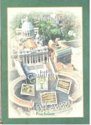 1999 Italien - Republik, Folder Briefmarken - Jubiläum 2000 - postfrisch **