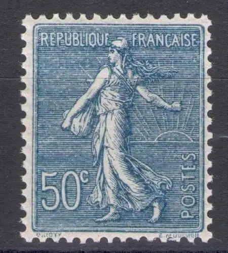 1921 FRANKREICH - Nr. 161 Sämaschine auf Liniengrund - postfrisch **