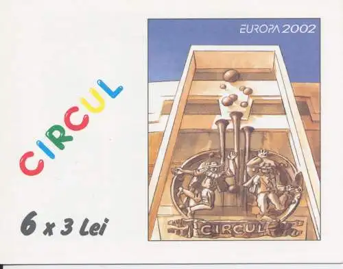 2002 EUROPA CEPT Moldawien Libretto Circo MNH **