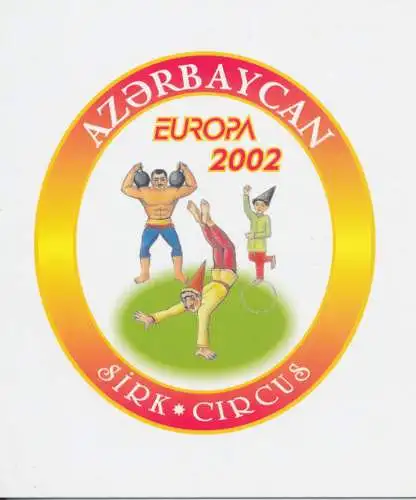 2002 EUROPA CEPT Arzerbaidschan Libretto Circo MNH **