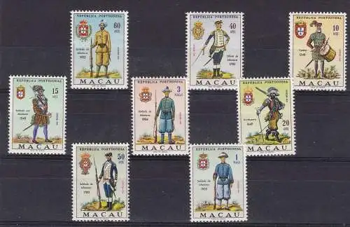 1966 MACAU - Mi.Nr. 4032-39 Serie mit 8 Werten - postfrisch **