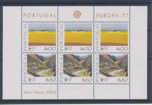 1977 EUROPA CEPT Foglietto Portugal MNH **