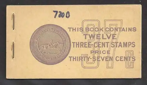 1932 USA, Scott BOOKLET BK84 MNH/**