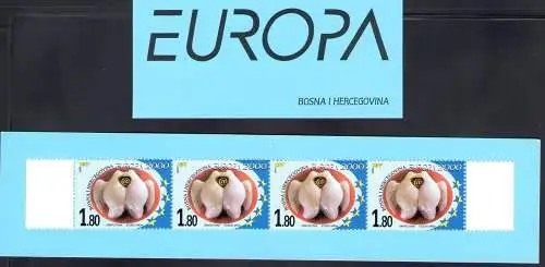 2000 EUROPA CEPT Bosnien Herzegowina Kroatien Mostar Libretto MNH **