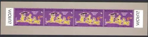 1998 EUROPA CEPT Libretto Bosnien Herzegowina Kroatien postfrisch **