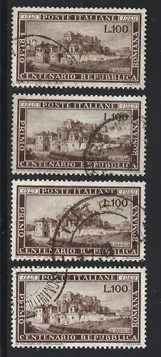 1949 Italien - Republik - Nr. 600 Römische Republik gebraucht