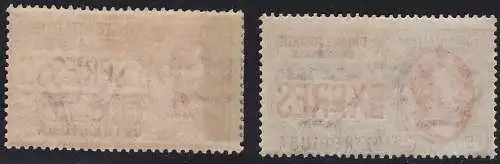 1926 OLTRE GIUBA, Espressi n. 1/2 70c. rot MLH / * 2.50 hellblau und rot MNH / **