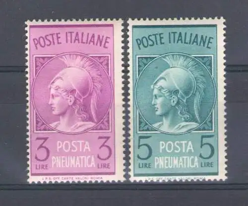 1947 Italien - Republik, Luftpost 2 Val normale Zentrierung Nr. 18/19 postfrisch**