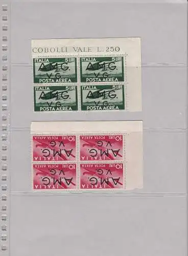 1945-47 VENEZIA GIULIA AMG VG, KOMPLETTE SAMMLUNG in Viertel 31 Werte MNH / ** SEHR GUTE QUALITÄT