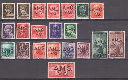 1945-47 VENEZIA GIULIA AMG VG - Ordentliche Serie 21 Werte - postfrisch - postfrisch **