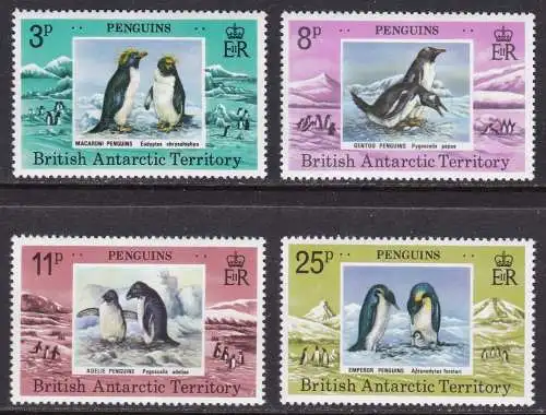 1979 BRITISCHE ANTARKTIS - Pinguine - Yvert Nr. 78/81 postfrisch**