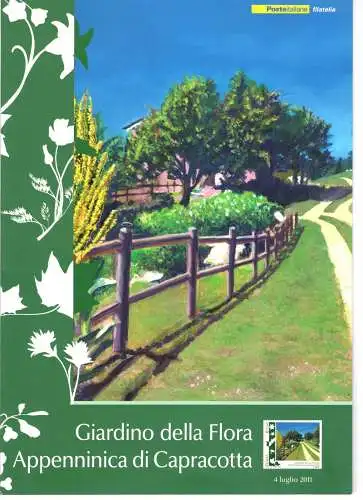 2011 Italien, Folder Nr. 276 - Giardino Flora Apenninica di Capracotta - MNH **