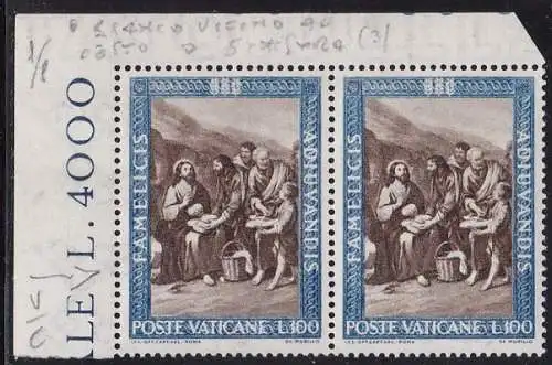 1963 Vatikan - Nr. 358 PAAR POSTFRISCH ** VARIETÄT