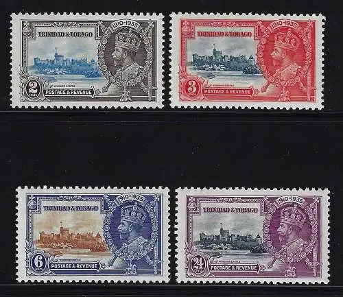 1935 Trinidad und Tobago - Stanley Gibbons n. 239/242 - postfrisch**