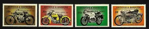 1985 Barbuda, Centenario Motocicletta - Yvert Nr. 759/62 - postfrisch**