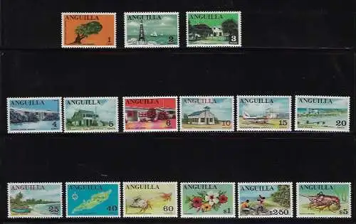 1967-68 Aal, Serie Ordinaria Yvert Nr. 1/15 - MNH**