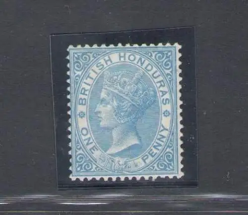 1872-79 Britisch-Honduras, 1d. hellblau Stanley Gibbons Nr. 11 - MH*