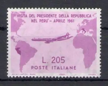 1961 Italien - 205 Lire Rosa ausgegeben und zurückgezogen - Gronchi Rosa - MNH **